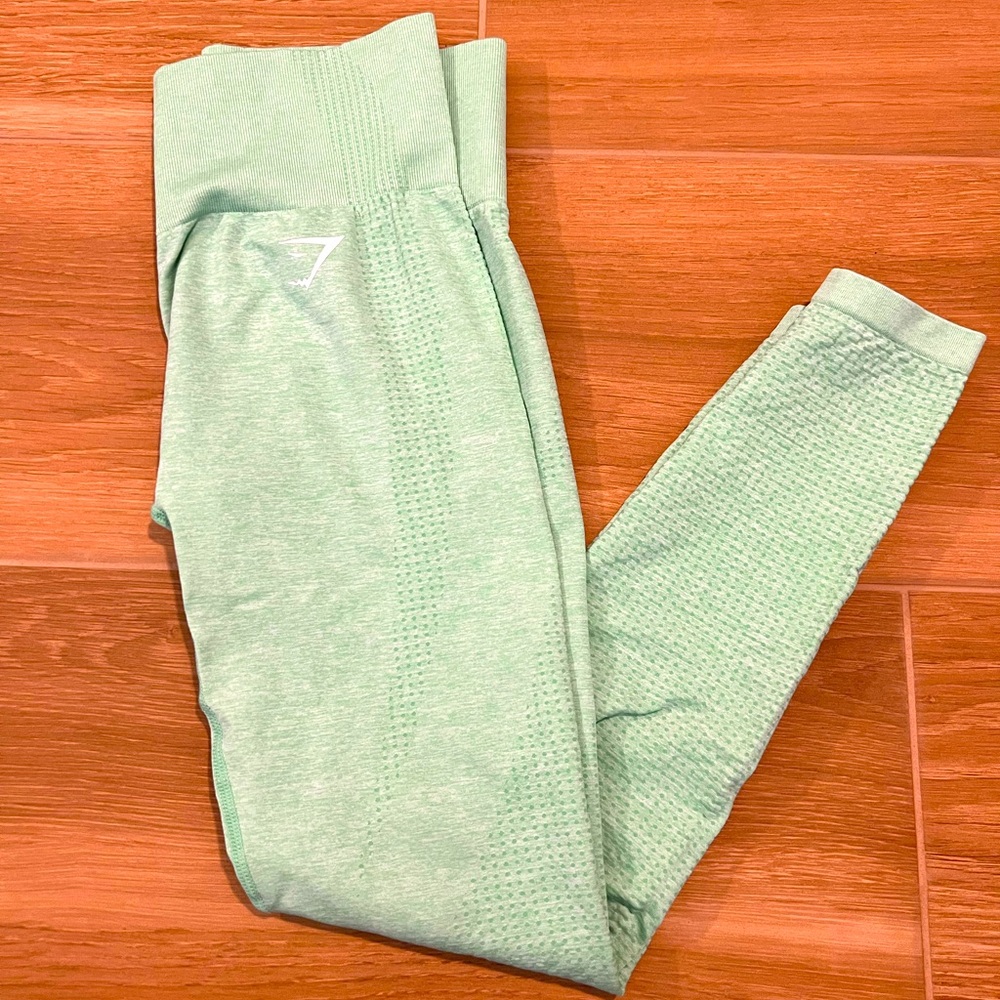 Gymshark Vital Seamless Leggings in Lime Green
